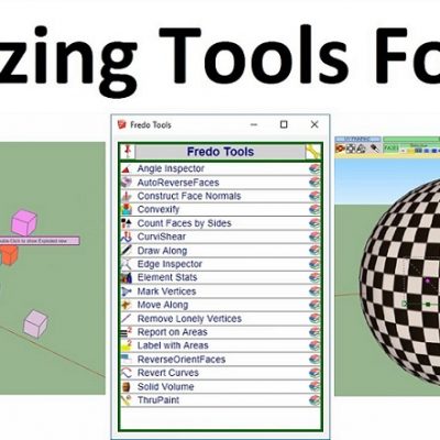 پلاگین FredoTools برای نرم افزار اسکچاپ