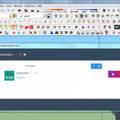 پلاگین LibFredo6 برای نرم افزار اسکچاپ