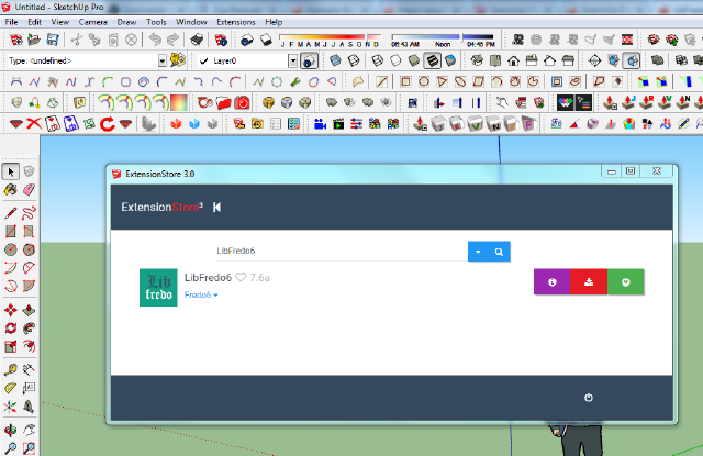 پلاگین LibFredo6 برای نرم افزار اسکچاپ