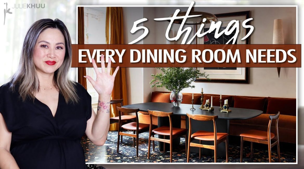 ۵ چیزی که هر اتاق ناهارخوری باید داشته باشد