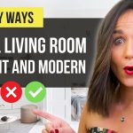 ۱۶ نکته برتر طراحی داخلی برای اتاق نشیمن کوچک