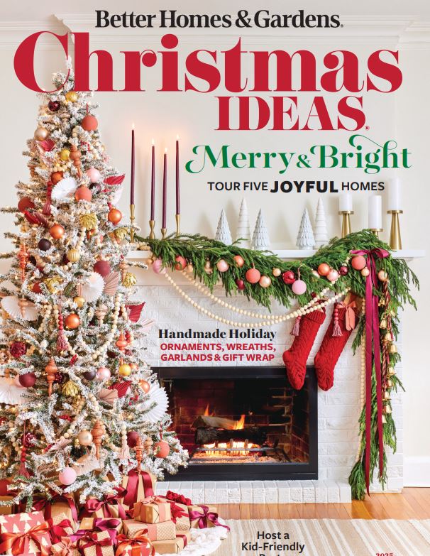 دانلود مجله better homes gardens usa - christmas ideas 2025