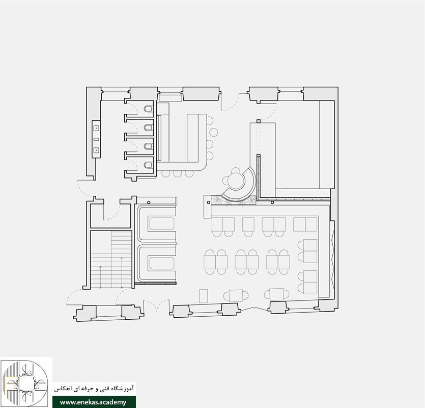 نقشه رستوران