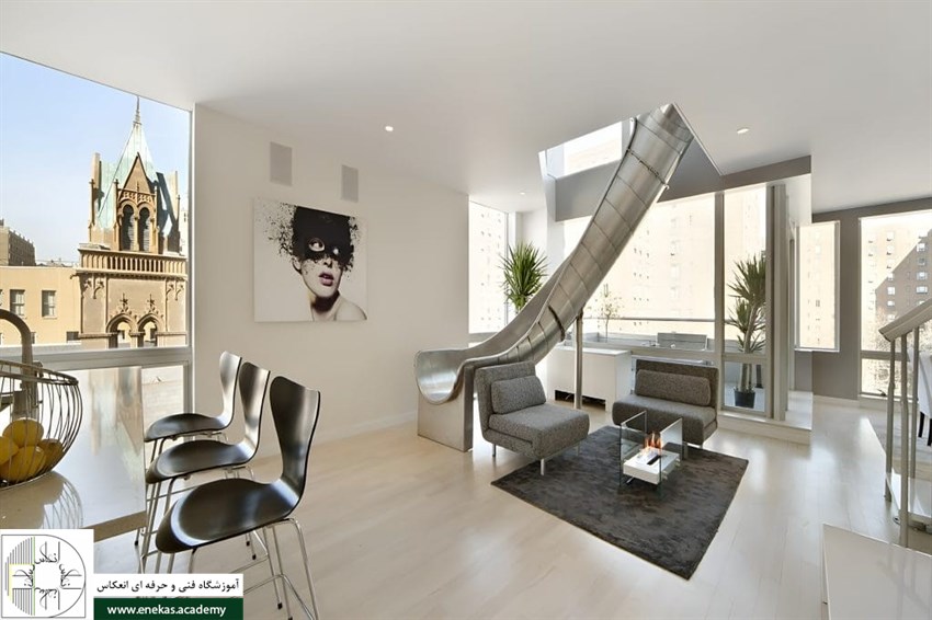 استفاده از پله برای تغییر سطوح