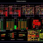 دانلود پلان معماری ساختمان مسکونی پنج‌طبقه به‌همراه مقطع و نما - 02