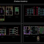 دانلود پلان معماری ساختمان مسکونی دوطبقه بههمراه مقطع و نما – 03