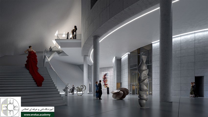 طراحی پیچان موزه هنر دبی توسط تادائو آندو