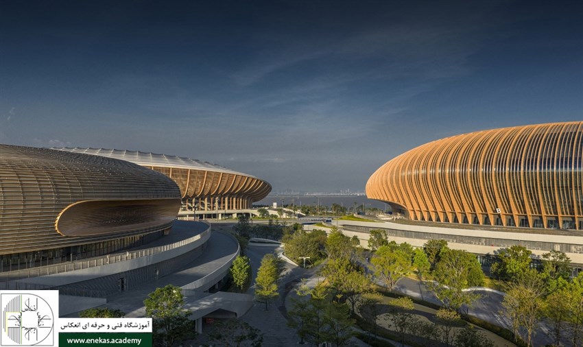 نماهای منحنی ساختمان