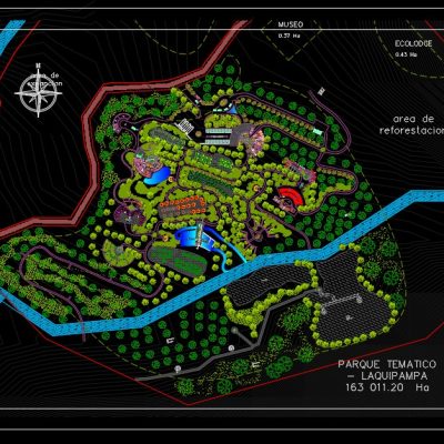 دانلود پلان طراحی فضای سبز – 01