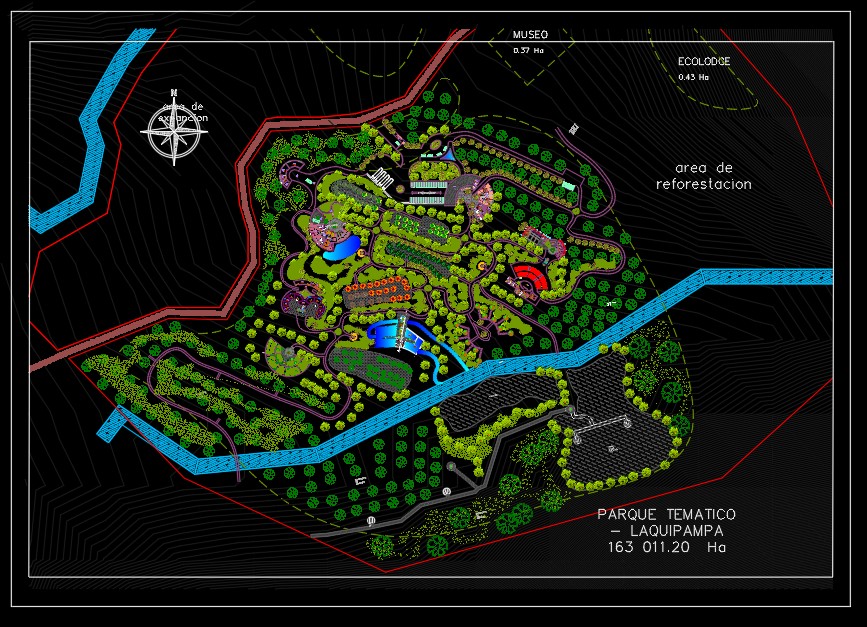 دانلود پلان طراحی فضای سبز – 01
