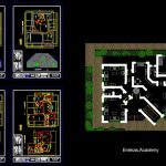 دانلود پلان معماری ویلا به‌همراه نما – 01